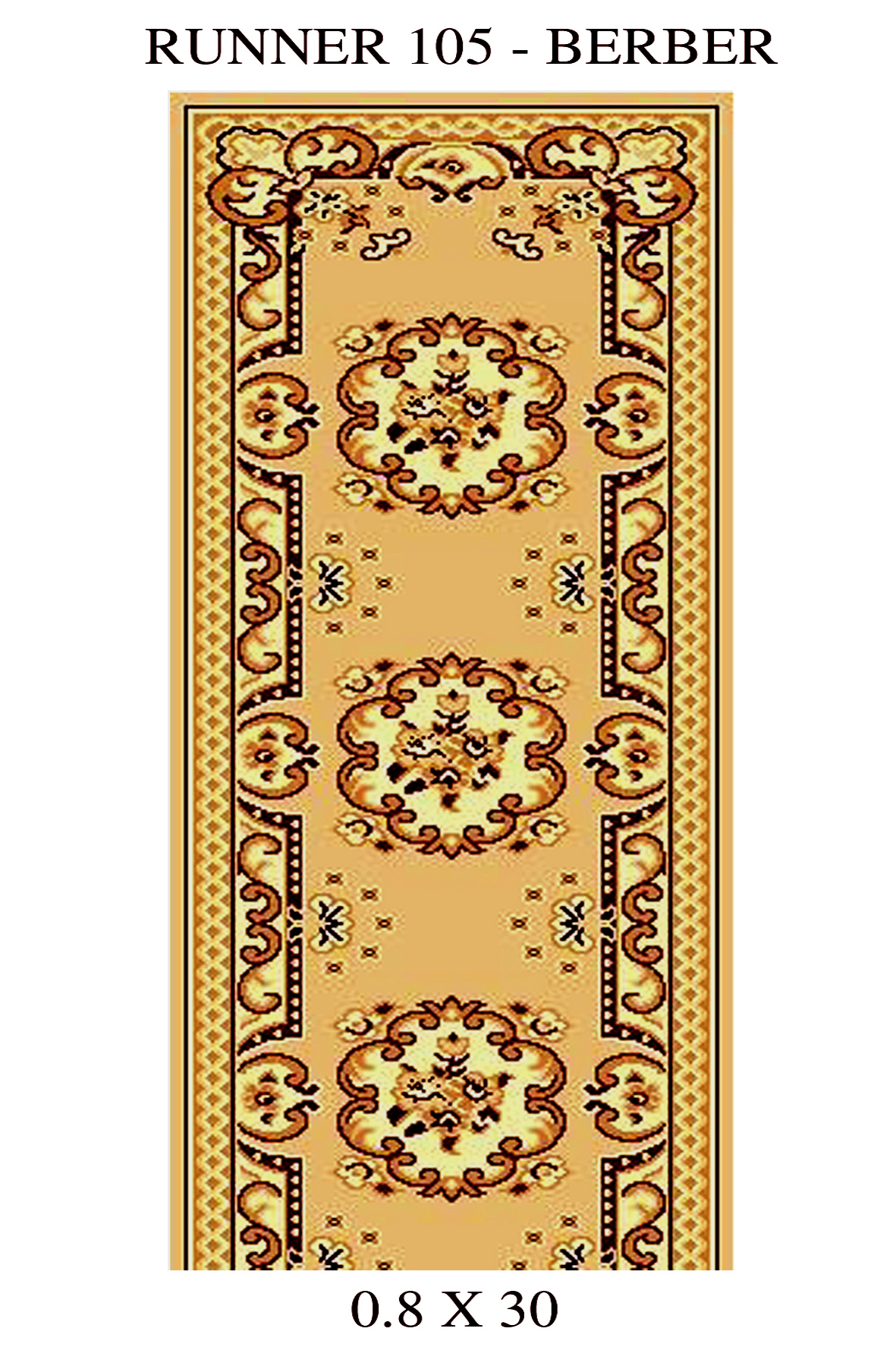 Thảm đường dẫn 105 Berber